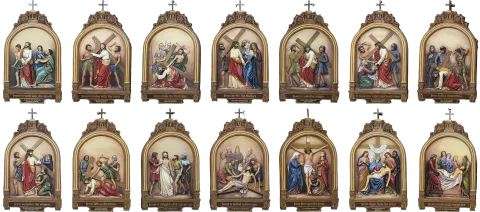 The Stations of the Cross — The Stations, I to XIV