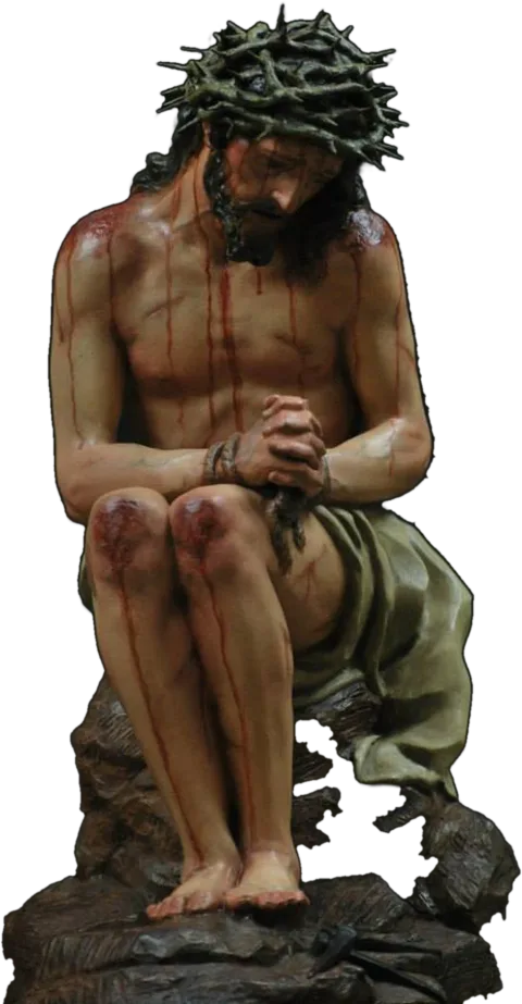 Ecce Homo — Seated, from the front