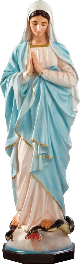Our Lady of Grace — With hands joined in prayer