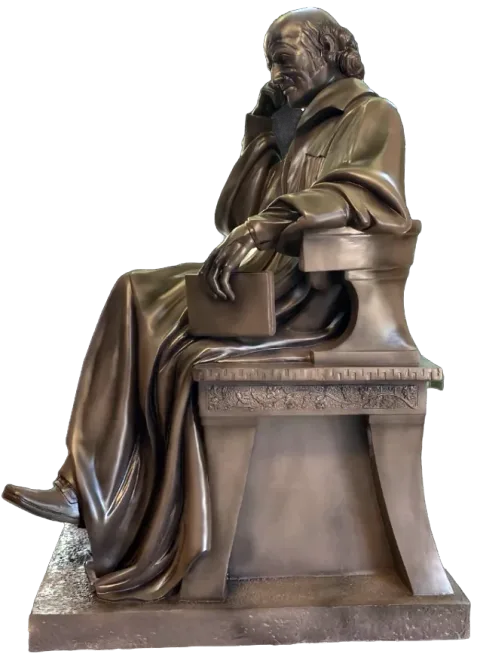 Dr Samuel Hahnemann Statue — Side