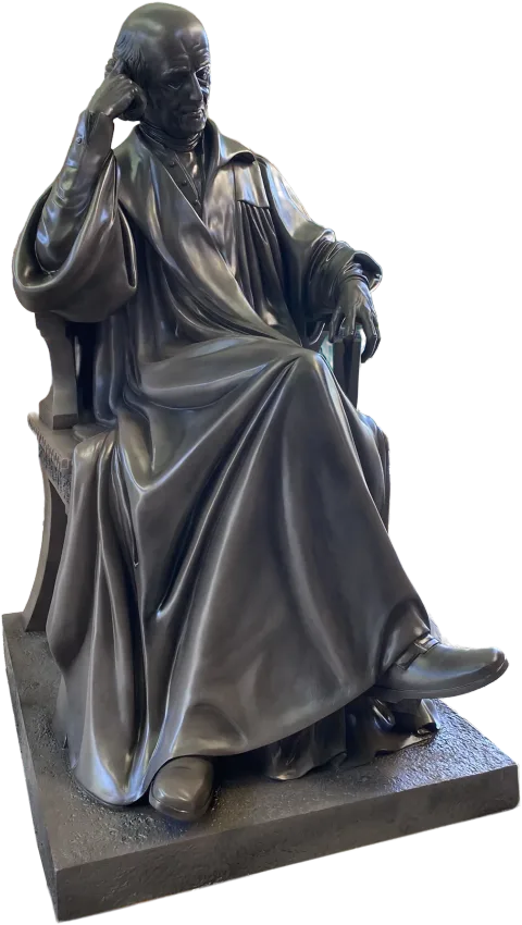 Dr Samuel Hahnemann Statue — Left