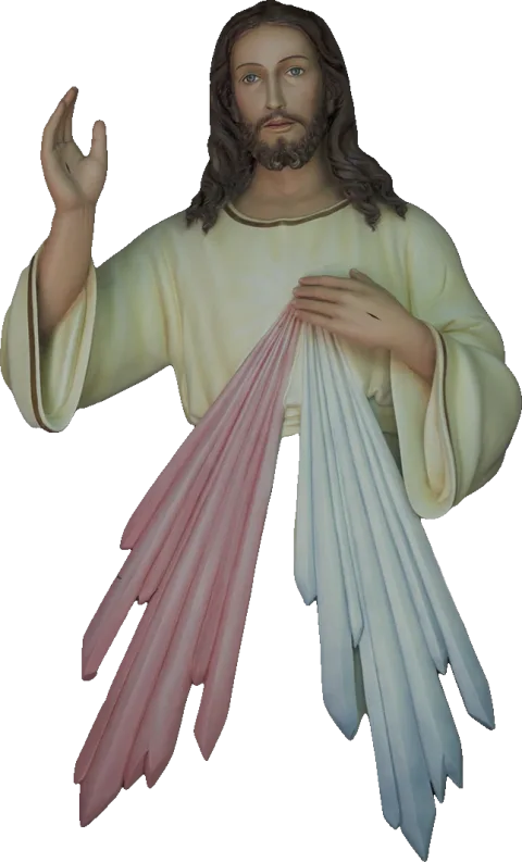 Divine Mercy — The blessing hand, close up