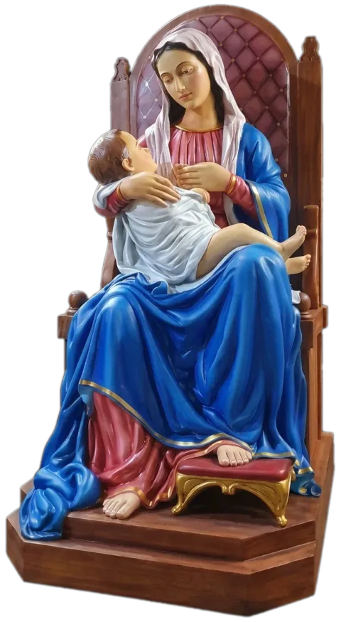 Our Lady of Providence statue — Left