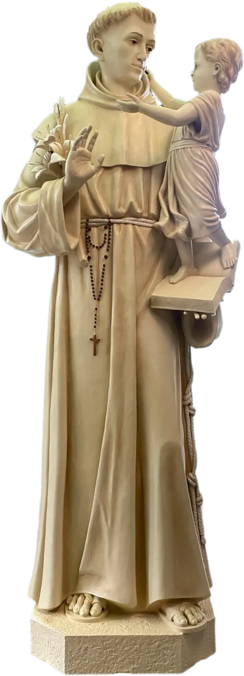 St Antony of Padua — From our studio, in ivory
