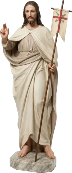 Risen Christ statue