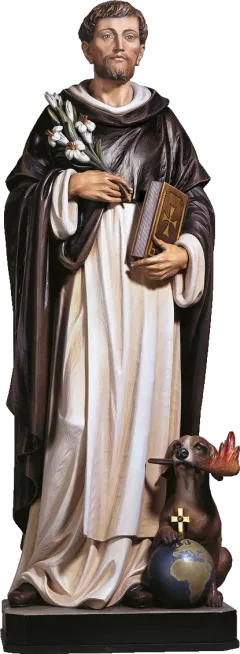 St Dominic statue