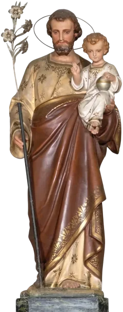 St Joseph Statue with Child Jesus