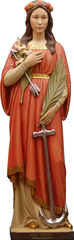 St Philomena statue